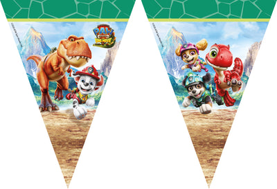 Banner Petrecere Stegulete Patrula Catelusilor 3 Dino Movie
