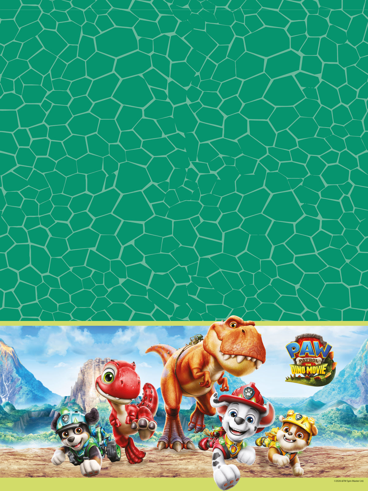 Fata de masa petrecere 120x180cm Patrula Catelusilor 3 Dino Movie
