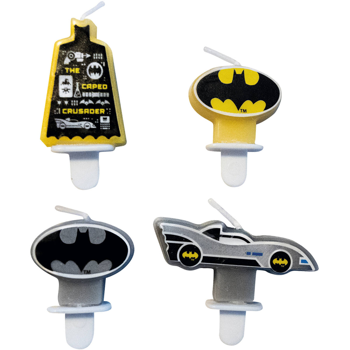 Set 4 Lumanari Tort Batman