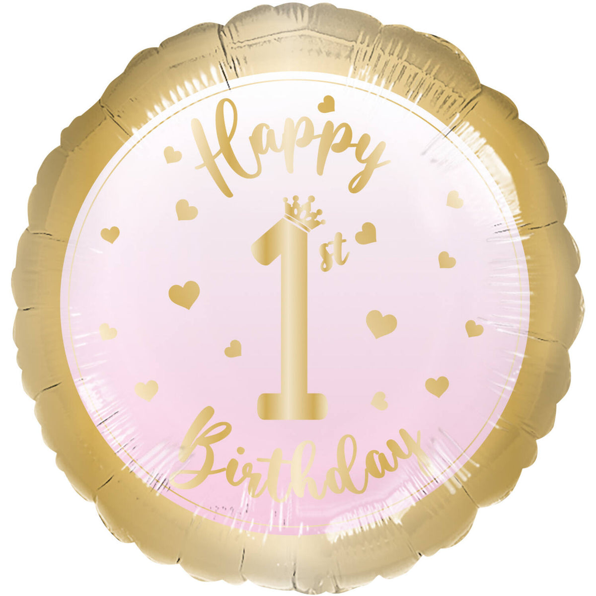 Balon Folie Prima Aniversare Fetita 43cm