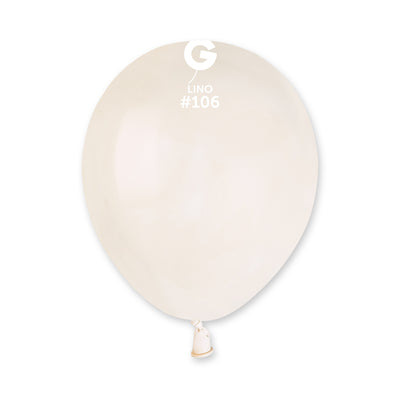 13cm Linen Marshmallow Latex Balloons A50.106
