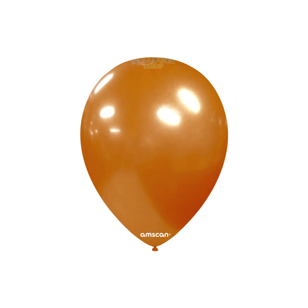 Baloane Latex Chrome 12cm Amber Satin Luxe AMS9908424
