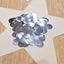 Confetti Metalic Argintiu 1.5cm Rotund 100g
