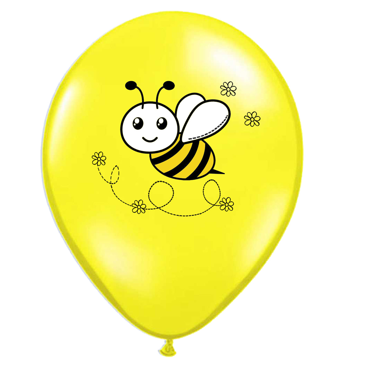 Set of 12 Latex Balloons 30cm Bumblebee Print Model 2 BLS202411