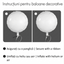 Balon Folie La multi ani! Cifra 50 Confetti Auriu 43cm