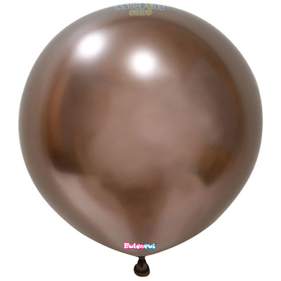 Jumbo Latex Balloon 60cm Chrome Truffle -45K