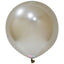 Balon Latex Jumbo 60cm Chrome White Gold -41K