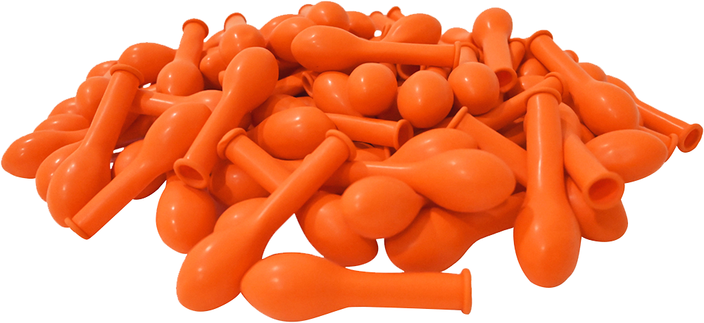 Baloane latex 13cm Standard Portocaliu -16
