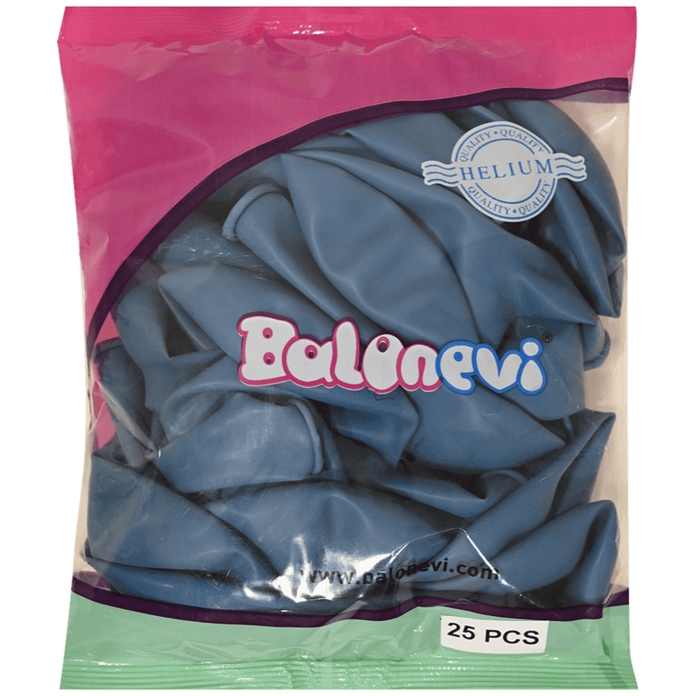 Balon Latex Jumbo 45cm Standard Ocean Blue -44