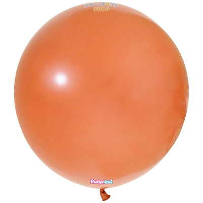 Jumbo Latex Balloon 60cm Standard Terracotta -38