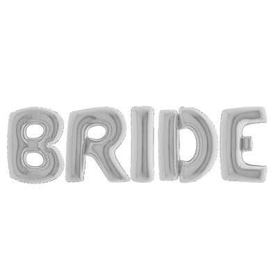Baloane Folie Bride Argintii 102cm