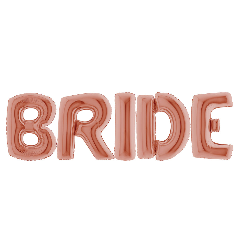 Bride Rose Gold Foil Balloons 102cm