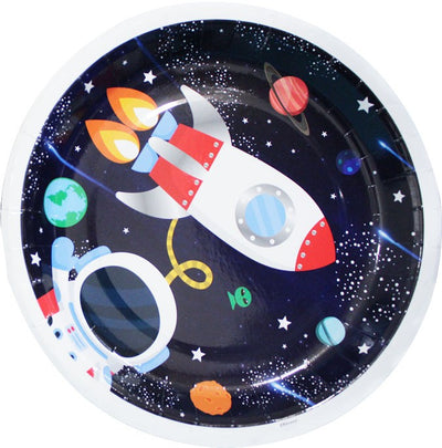 Set 8 Farfurii Petrecere cu print Galaxie KG9851