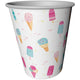 Set 8 Pahare Petrecere cu print Inghetata