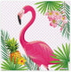 Set of 16 Flamingo Party Napkins FL8825