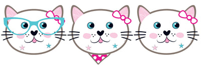 Set of 6 Cat Party Masks MC9820