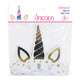 Set of 6 Unicorn Tiara UN4008