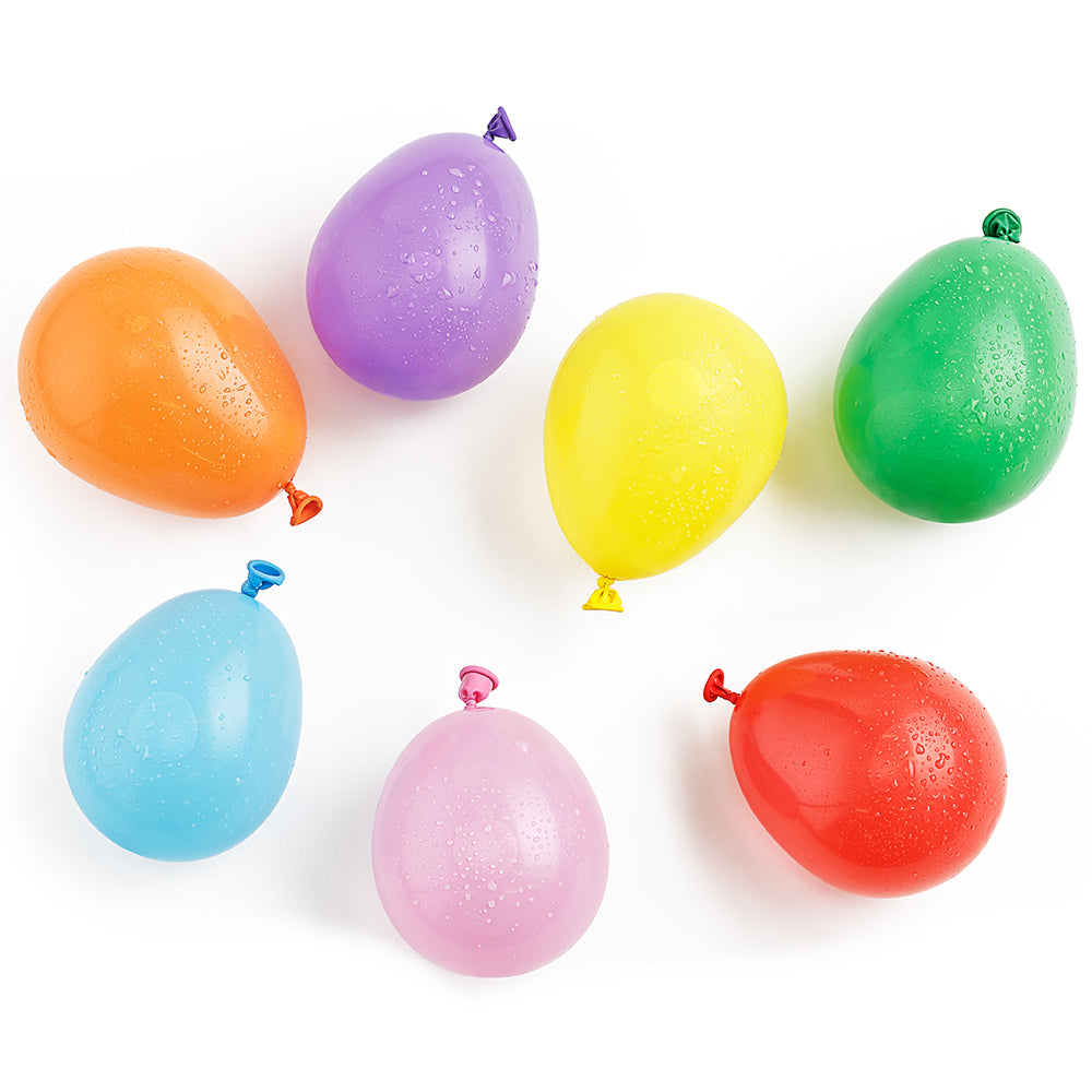 Set 100 baloane cu apa multicolore 8cm