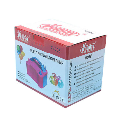Pink Electric Air Balloon Pump for Latex and Foil Balloons