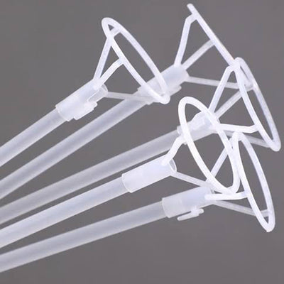 Sticks and plastic rosette for BOBO balloon 70 cm