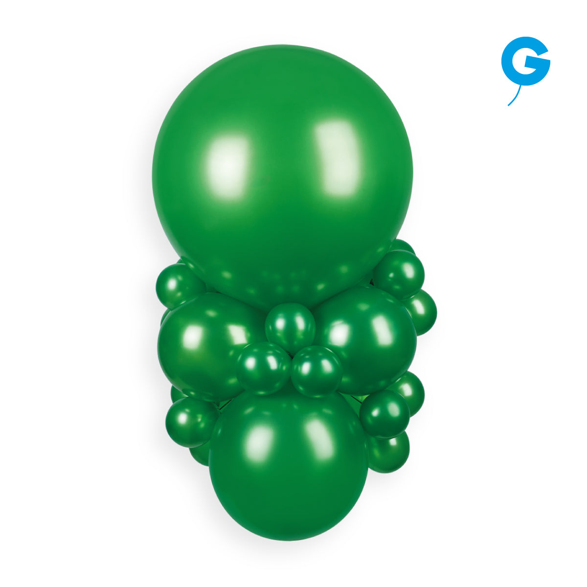 Baloane Latex 26cm Verde Metalic GM90.37