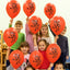 Set 30 Ladybug Print Latex Balloons 30cm