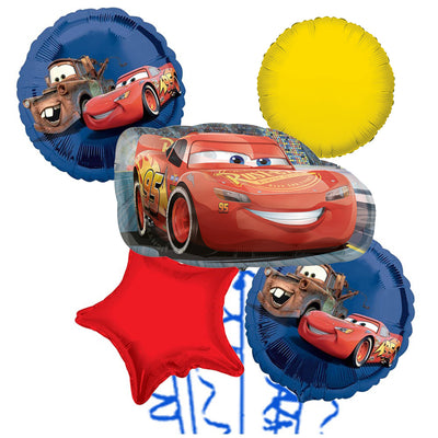 Buchet 5 baloane folie Tematica Cars 2020203