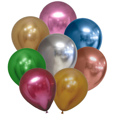 Baloane Chrome Latex 28cm - Asortate - SATIN LUXE Amscan 9906965