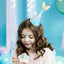 Set of 6 Iridescent Mermaid Tail Party Hats 18cm