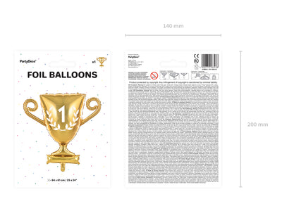 Balon Folie Cupa Nr 1 64x61 cm