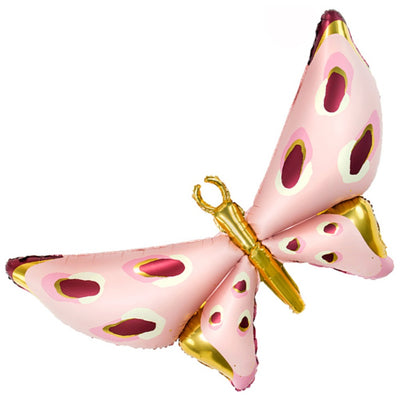 Balon Folie Figurina Fluturas roz 120x87cm Party Deco
