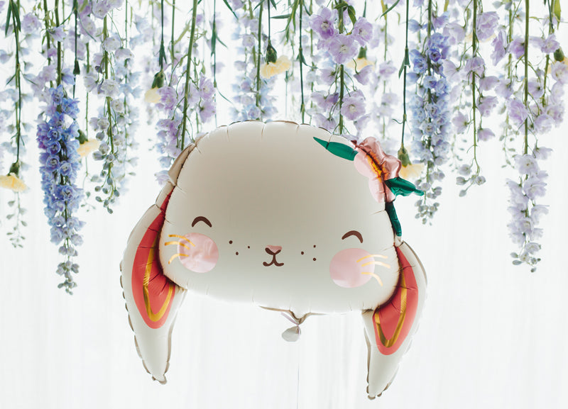 Foil Balloon Bunny Head Figure 65x55cm