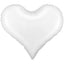 Foil Balloon White Heart 75x64.5cm