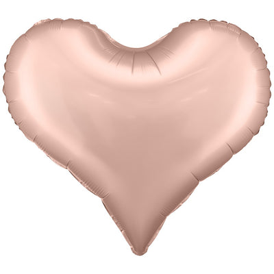 Balon Folie Inima Rose Gold 75x64.5cm