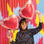Balon Folie Figurina Ochelari de soare cu inimioare 115.5x52cm Party Deco