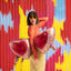 Balon Folie Figurina Ochelari de soare cu inimioare 115.5x52cm Party Deco