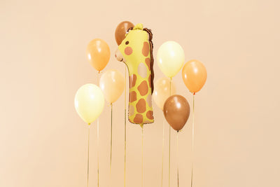 Foil Balloon Number 1 Giraffe 42x90cm
