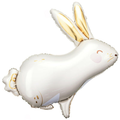 Balon Folie Figurina Iepuras alb 67x88cm Party Deco