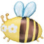 Foil Balloon Bee Figurine 63.5 x 72cm Party Deco