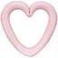 Light Pink Heart Frame Foil Balloon 86x83.5cm