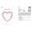 Light Pink Heart Frame Foil Balloon 86x83.5cm