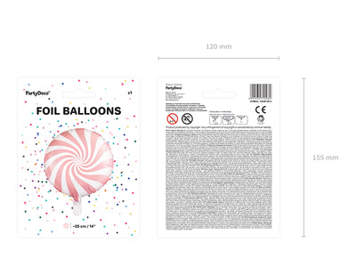Balon Folie Acadea Baby Pink 35cm PDC1027