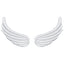 Set of 2 Foil Balloons, Angel Wings Figurine, 104x60 cm