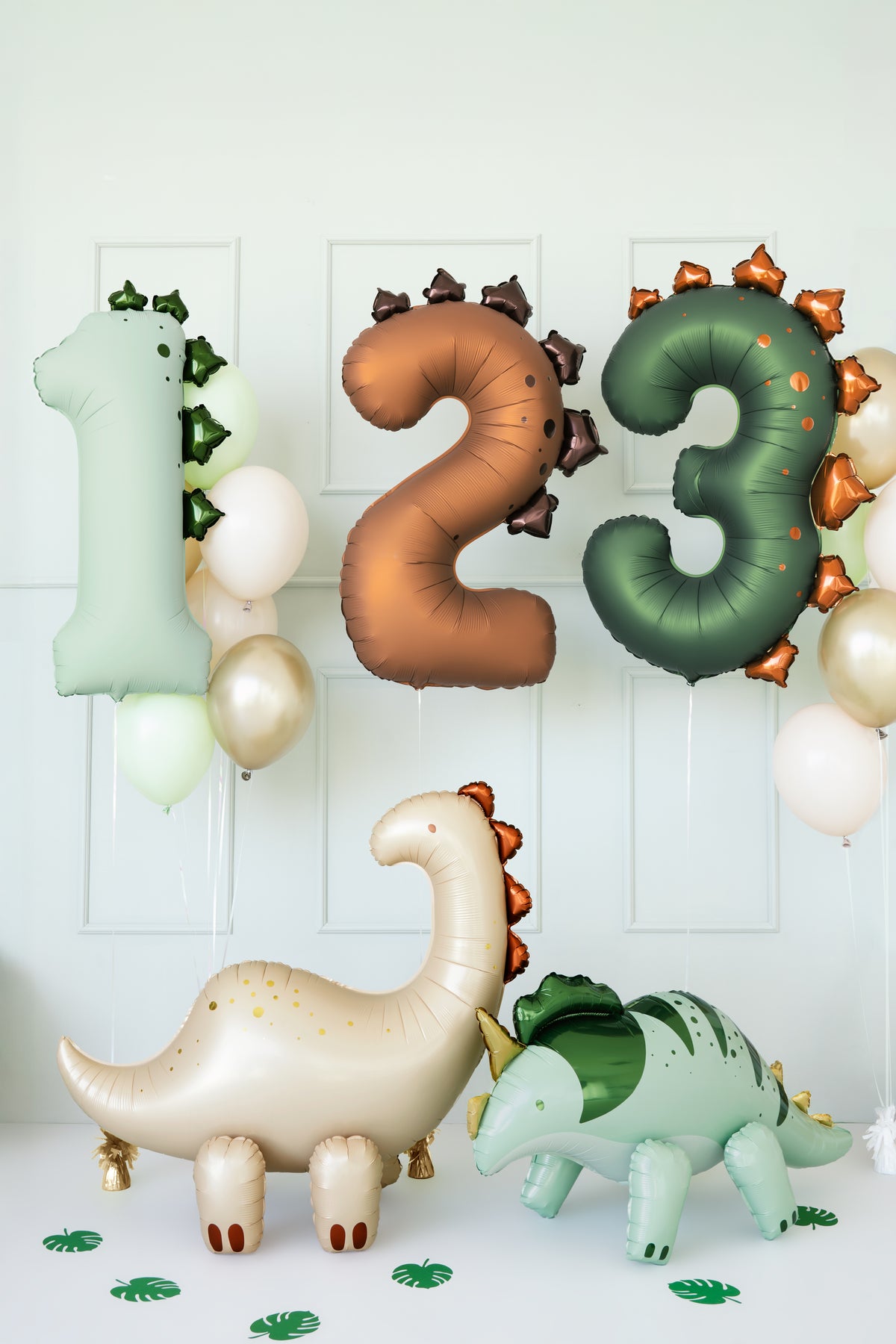 Balon Folie Cifra 2 Dinozaur 92cm