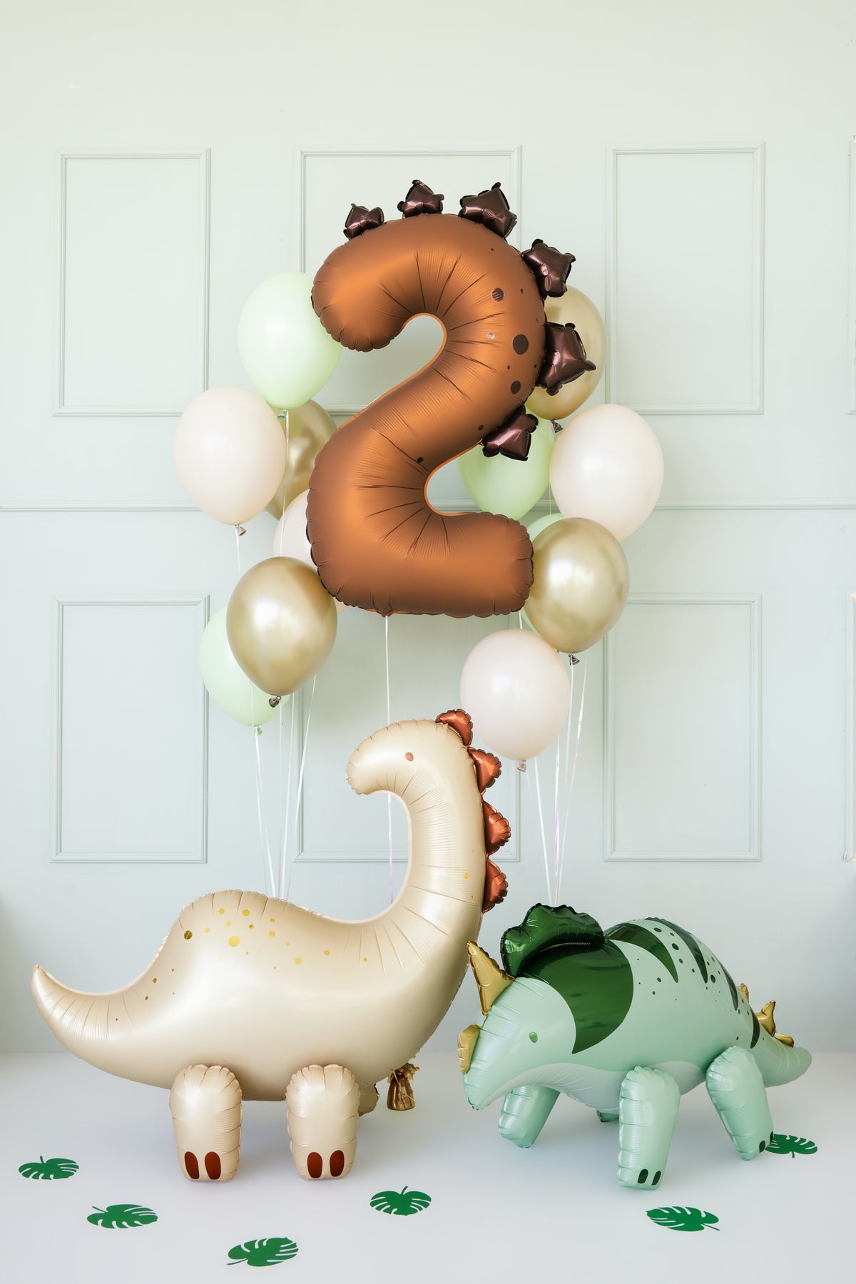 Balon Folie Cifra 2 Dinozaur 92cm