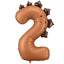 Balon Folie Cifra 2 Dinozaur 92cm