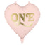 Balon Folie Inima Roz "ONE'' 45cm