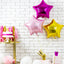 Foil Balloon Pink Star 45cm PDC1054