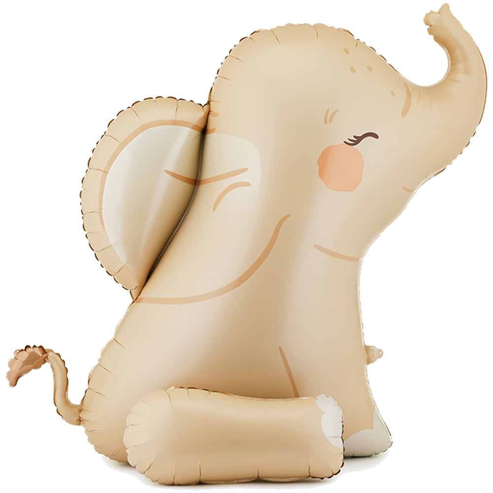 Balon Folie Figurina Elefant Crem 84x90cm