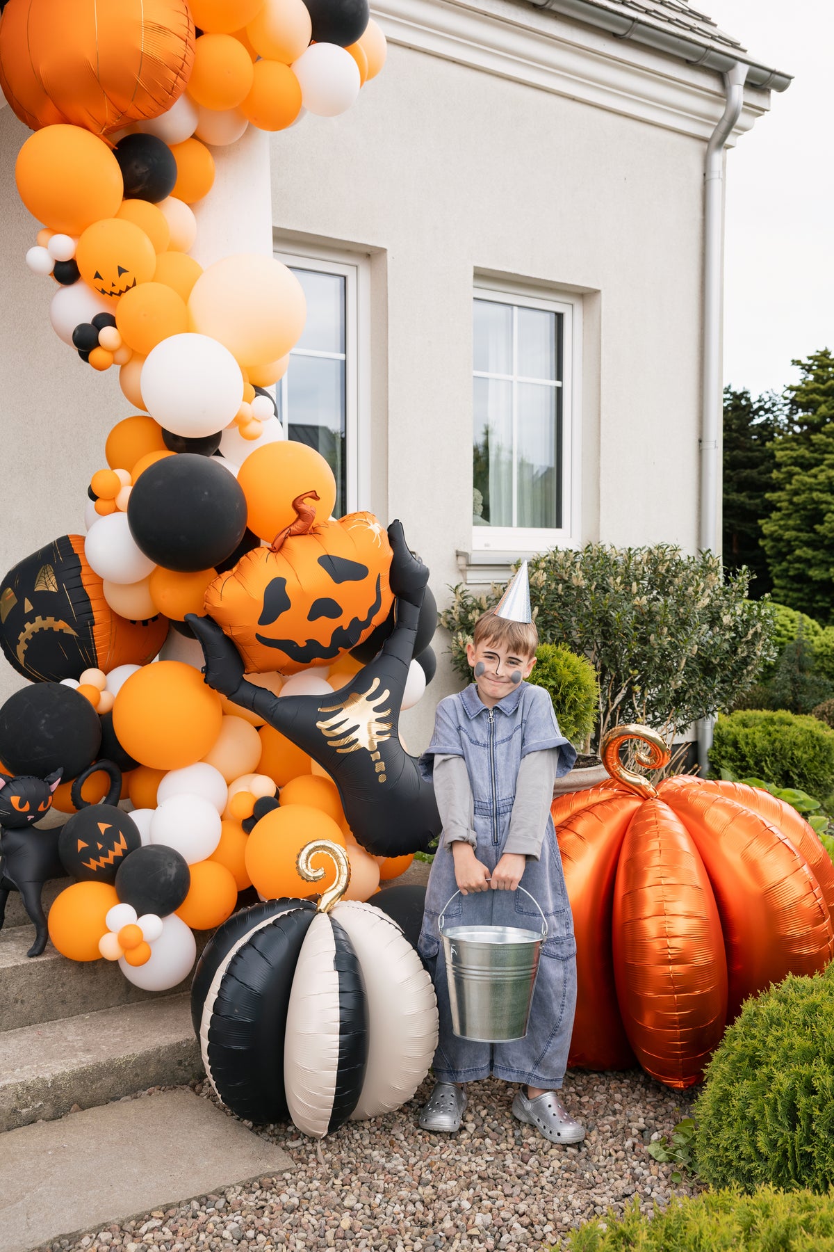 Balon Folie Scarecrow 60x100cm Negru-Portocaliu